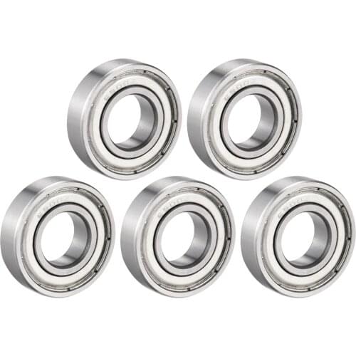 Uxcell 6900 Series Deep Groove Ball Bearing Double Sealed Chrome Steel Bearings 6900ZZ (5Qty)