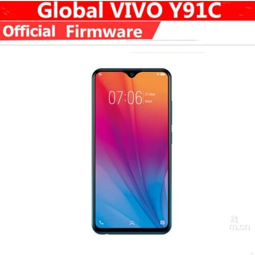 International Version Vivo Y91C 4G LTE Mobile Phone MTK6762 Android 8.1 6.22" Full Screen 2GB RAM 32GB ROM 13.0MP FM OTG Face ID