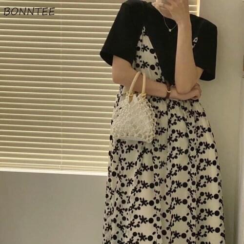 Sleeveless Dress Women Summer 2021 New Elegant Fashion Tender Temperament French Style Vintage Retro Vestideos Ladies Loose Chic