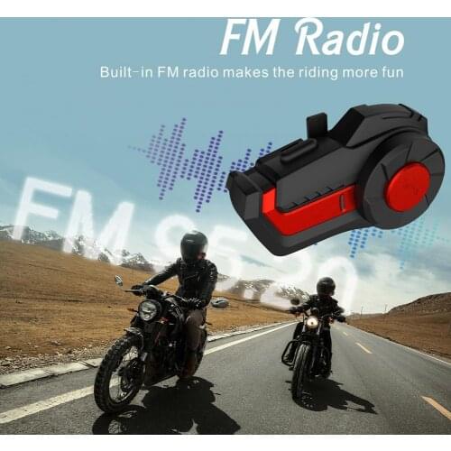 2021 Hot 50% Dropshipping!! HY-01 Waterproof Motorcycle BT Wireless Bluetooth Intercom Helmet Headset Interphone for Outdoor Act