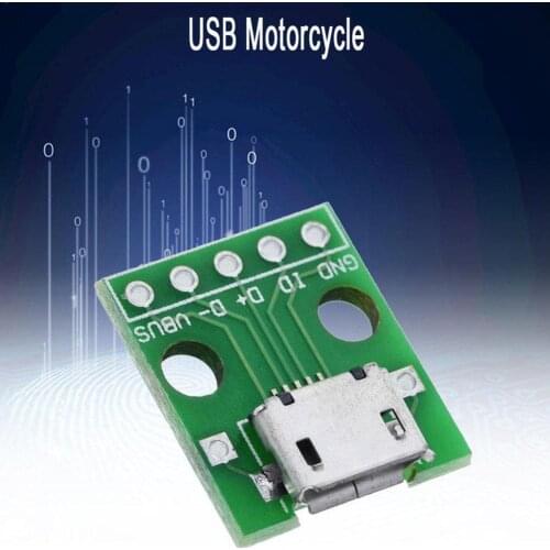 Micro Usb To Dip Adapter 5Pin Female Connector B Type Usb-01 Converter Switch Pcb Breadboard Seat Mother Smt Board F3P5