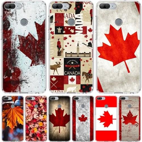 Retro Style Canada Maple leaf Phone Case for Huawei Honor 10 9 Lite Y9 Y5 Y6 Y7 2019 8X 8A 8S 7A 7X 10i 20i Pro V30 Art Coque Ca