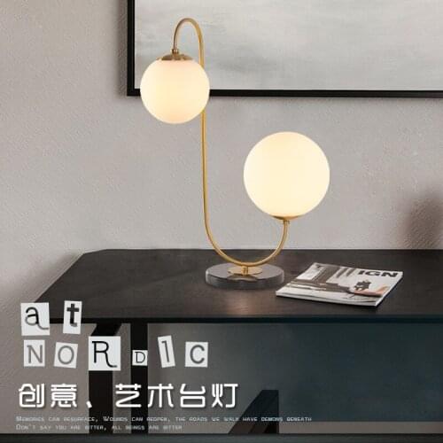 Europe led color glass lampara mesa sala de estar living room dining room for bedroom deco