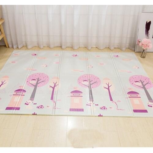 Baby Room Carpet Soft Waterproof Infant Crawling Pad Kids Game Activity Rug Folding Blanket Childrens Educational Mats