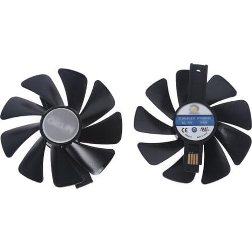 LX9A 1PC 95mm/3.74inch CF1015H12D VGA Fan for Sapphire Nitro RX480 570 Graphics Card Cooling Fan 4Pin 12V 0.42A