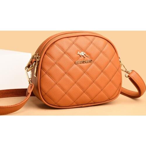 Small Diamond Lattice Crossbody Bags for Women Quality Pu Leather Messenger Handbags and Purses Female Quilted Flap Shoulder Bag