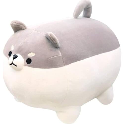 Cute Husky Toy Stuffed Animal Shiba Inu Plush Toy Anime Corgi Kawaii Plush Soft Pillow Doll Dog Plush Toy Boys Girls Gift Toy