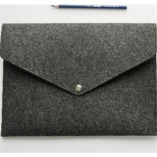 Multi-Functional Portable Felt Holder Envelope Office Briefcase Document Bag Paper Case A4 Folders Travel Document Storage
