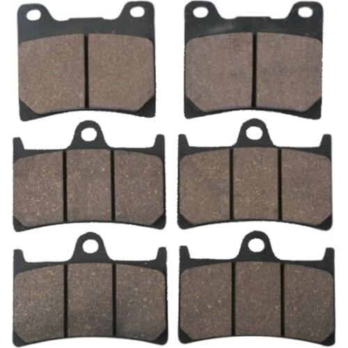 Motorcycle Sintered Front Rear Brake Pads For YAMAHA YZF 1000 THUNDERACE 1996 - 2001 1998 1999 2000 XJR 1300 BT1100