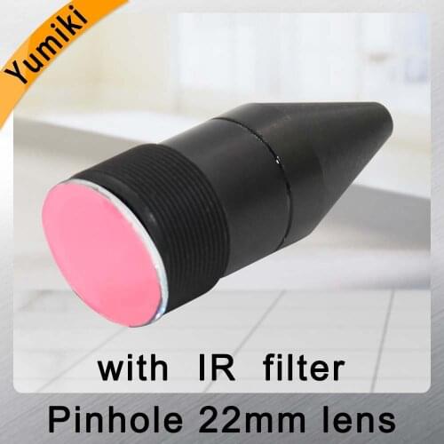 Yumiki HD 2.0Megapixel 22mm pinhole Lens, CCTV Camera Lens,M12 mount,Image Format 1/2,F1.6, Fixed Iris with IR filter