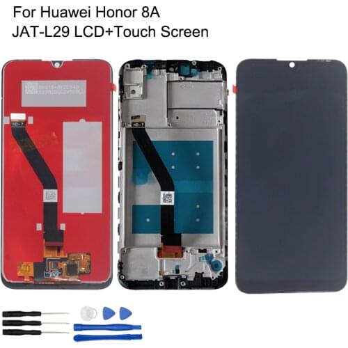 For Huawei Honor 8A LCD Display JAT-L29 Touch Screen Digitizer Original For Honor 8A Repair Parts With Frame LCD Display