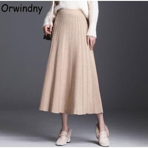 Orwindny Women's Knitted Skirts