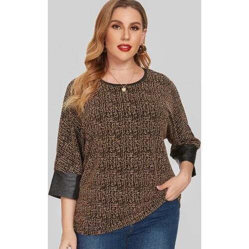 2021 Fall Women Long Sleeve Loose T-shirt Fashion Ladies Mom Clothes Plus Size Womens Tops 4XL 5XL 6XL