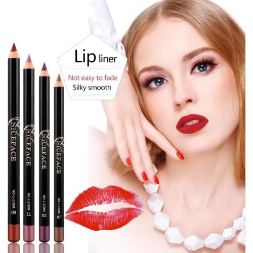 Lip Liner Beautiful Makeup Lipstick Soft Lip Contour Pencil for Makeup