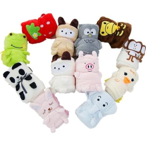 80*100cm Cute Blanket Newborn Bedding Cartoon Swaddle Blanket Baby Flannel Swaddle Wrap Babies Blankets Super Soft Manta Bebe