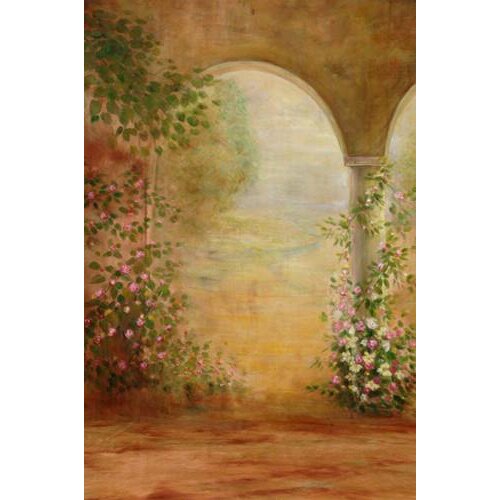 Direct Factory Supply 10*20ft Hand Painted custom Muslin photography background wedding,floral scenic portrait photo backdrop