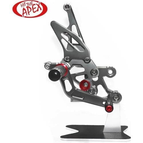 For YAMAHA FZ1 06 07 08 09 10 11 12 13 14 15 CNC Adjustable Rider Rear Footrest For YAMAHA FZ1 2006-2015 Foot Pegs Rearsets