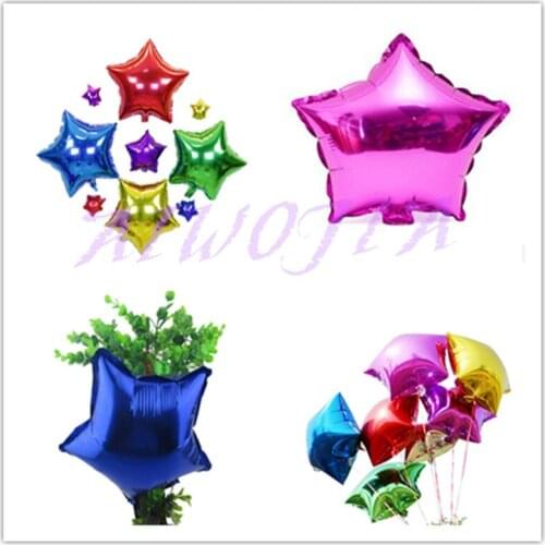 Wedding Decoration 50pcs/lot Star balloons 25CM Five-Point ballon For Wedding Birthday Party supplies Inflatable globos 8ZSH809