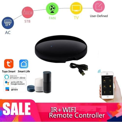 2021 New WiFi RF IR Universal Remote Controller RF Appliances Appliances Tuya Smart Life App Voice Control via Alexa Google Home