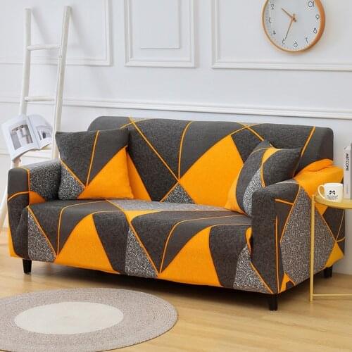 Universal Size 1/2/3/4 Seater Sofa Cover Stretch Elasticity Seat Couch Covers Stretch Corner Sofa Couch Cover Single Loveseat