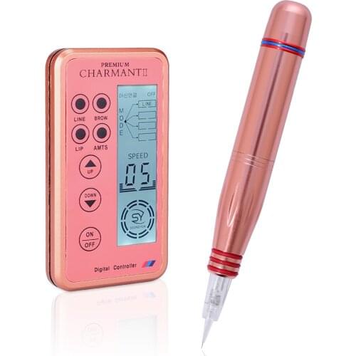 Second Generation Charmant Tattoo Machine Korean Instrument Tattoo Embroidery Misty Eyebrow Lip Eyeliner Machine Facial