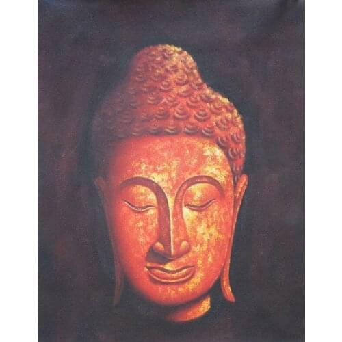 High-quality Buddha Oil Painting Hand painted on Canvas Wall art Picture Paintings Home decor 75x100cm