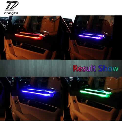 ZD 1X Car window solar atmosphere light Adjustable and colorful For Skoda octavia rapid Ford focus fiesta Opel astra Accessories
