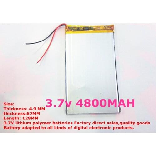 1PCS Sell like hot cakes 4967128 'li polymer' ma '4800MAH for the tablet PC