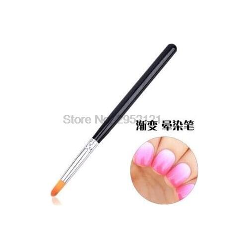 By dhl or ems 200pcs Nail Art Gradient Color Round Brush Pen Acrylic UV Gel Polish 3D Tips Tools DIY Painting Drawing