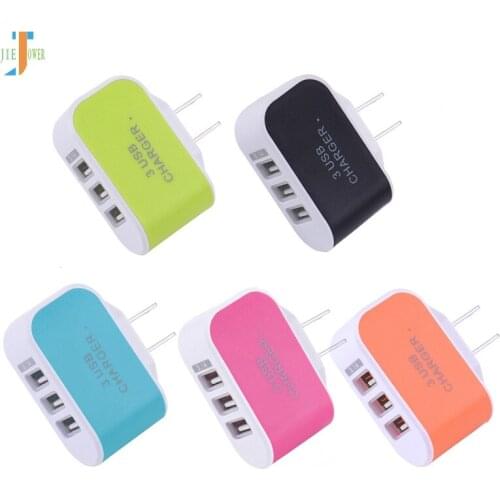300pcs/lot for IPhone Huawei HTC Samsung LG US/EU Plug Universal 3.1A 5V Triple USB 3 Port Wall Home Travel AC Charger Adapter