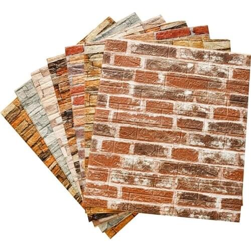 3D Wall Sticker Imitation Brick Plane Wall Sticker Furniture Stickers Wallpaper For Tile For Wall Living Room TV Backdrop