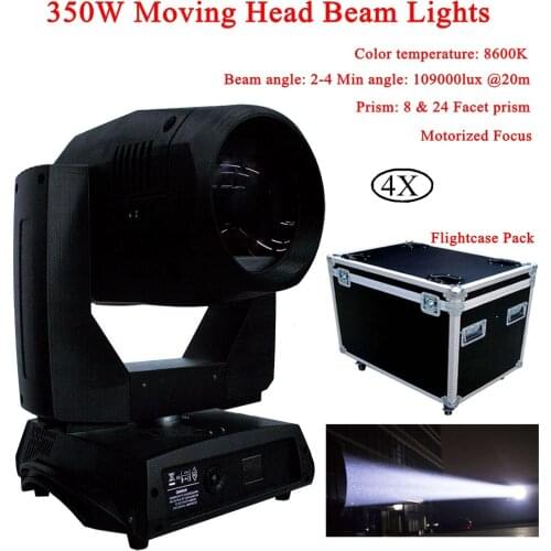 4Pcs/Lot High quality 350W 17R Linear Beam Moving Head Lights DMX512 Disco DJ KTV Club Party Christmas LED Stage Effect Lamp