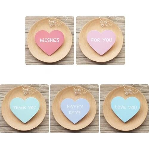 50pcs/lot 7.8*6cm Mini candy color love cards daily general thank you card shop womens Day card lottery card
