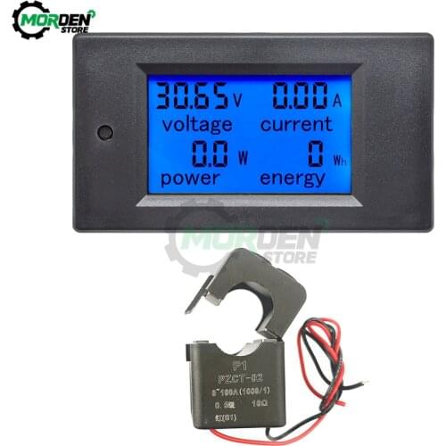 AC 80-260V 0-100A Voltmeter Ammeter Power Energy Tester Current Voltage Meter Power Wattmeter Adapter Dropship