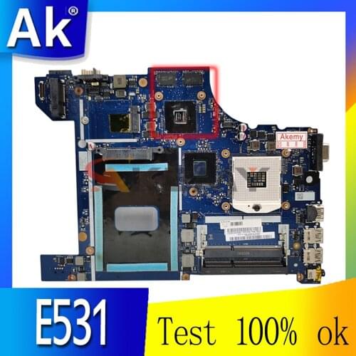Akemy For Lenovo Thinkpad E531 Laptop Motherboard VILE2 NM-A044 FRU 04Y1301 Mainboard HM77 DDR3 Geforce 710m
