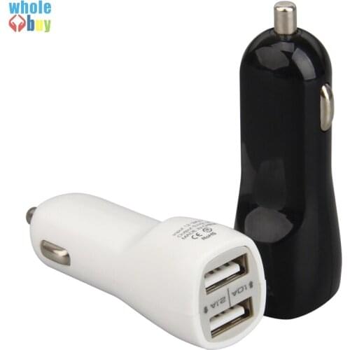 200pcs/lot Duckbilled dual usb car charger 2.1A+1A USB car charger power adaptor For iphone 4 5 6 7 for samsung for htc