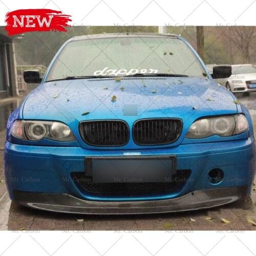FOR BMW E46 M3 2DOOR/4DOOR SEDAN/COUPE CSL STYLE CARBON FIBER FRONT LIP TRIM BODY KIT FOR E46 CARBON FRONT BUMPER SPLITTER