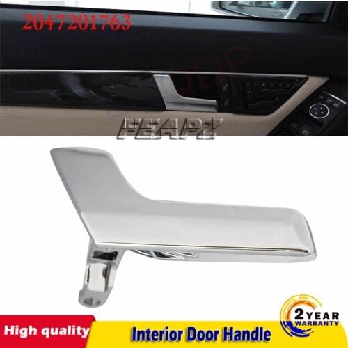 For Mercedes-Benz W204 C-Class AMG X204 GLK-Class Chrome Interior Door Handle Kit for Left