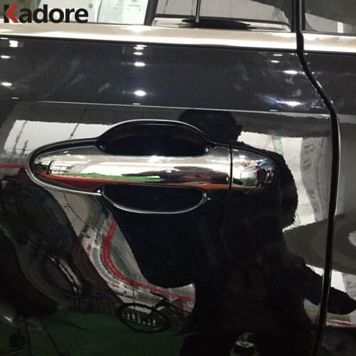 For Toyota Highlander 2019 2018 2017 2016 2015 Chrome Side Door Handle Cover Trim Car Styling Stickers Exterior Acceessories