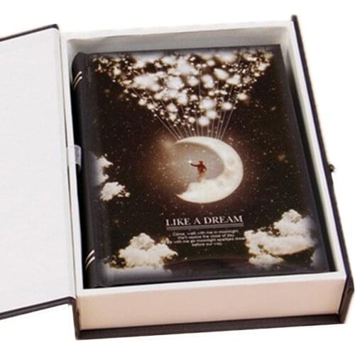 "Like a Dream" Diary with Lock Notebook Cute Functional Planner Lock Book Dairy Journal Stationery Gift Box Package P9JB