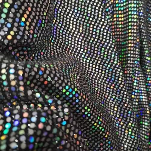 Stretchy Sequins Shirt Fabric Gown Dress Skirt Mask Party Tissue