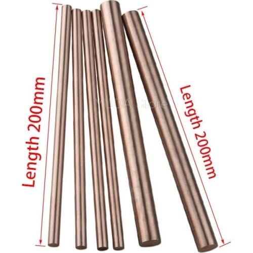 200mm W70Cu30 Tungsten Copper Rods Electrode Bar Put Electric Rod Alloy Electric Spark With electrical thermal conductivity
