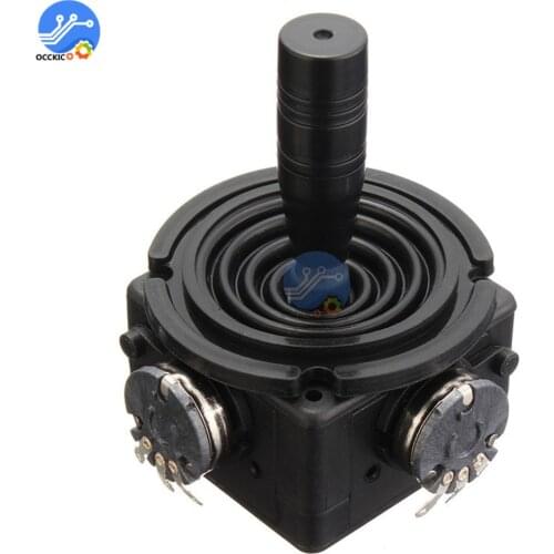 JH-D202X-R2 2-Axis Electric Joystick Reset Potentiometer 5K Ohm 2D Monitor Keyboard Controller