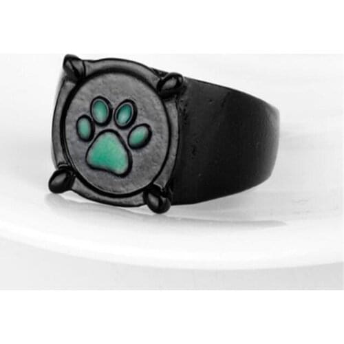 Creative Cat Claw Foot Finger Ring for Men Women Romantic Couples Ring Accessories Animal Jewelry Gifts