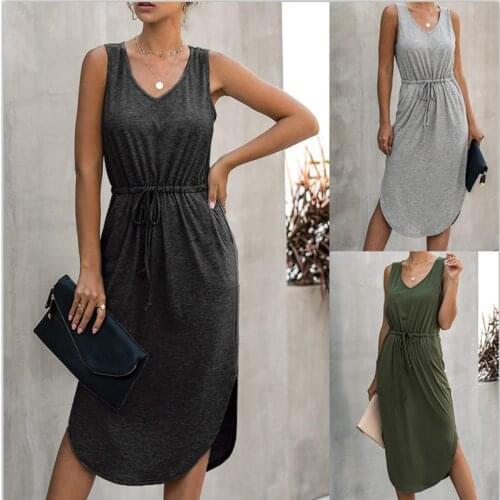 LEOSOXS Sleeveless Summer Dresses