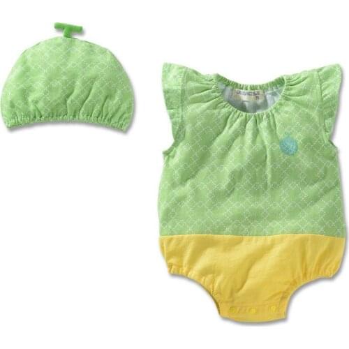 18M Summer Baby Clothing Infant Jumpsuits Fruits Cartoon Style Baby Romper For Boys&Girls Cotton Baby Fruit Costumes