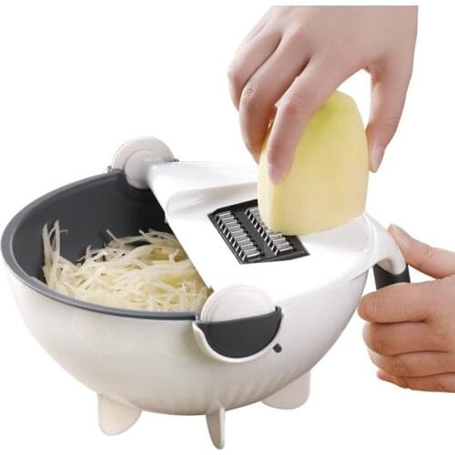 Multi-Function Nine-In-One Multi-Function Vegetable Cutter Wire Planer Wire Cutter Potato Chip Slicer Silk Grinder