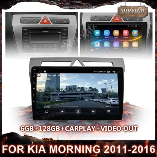 For Kia Morning 2011-2016 10 Inch Android 2 Din Car Multimedia Stereo Player Navigation GPS Head Unit WIFI Touch Screen Stereo