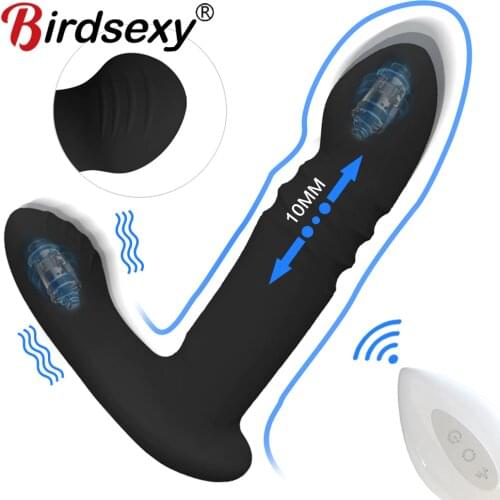 Male Prostate Massage G spot Vibrator Anal Plug Toy For Men Silicone Prostata Stimulator Dildo Anal Butt Adult Sex Toys For Men