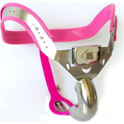 Male Super Ergonomic Stainless Steel Adjustable Curve Waist Chastity Belt W Winding Cock Penis Cage Adult Bondage Sex Toy 3 Colo